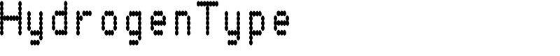 HydrogenType Font