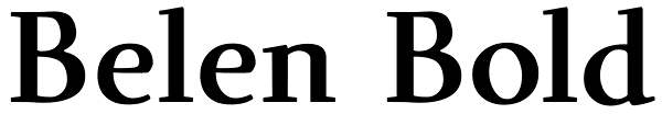 Belen Bold Font