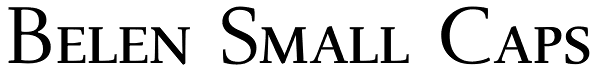 Belen Small Caps Font