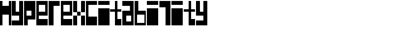 Hyperexcitability Font