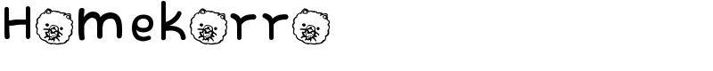 Homekorro Font