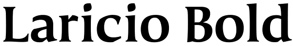 Laricio Bold Font