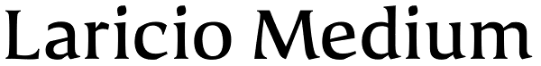 Laricio Medium Font