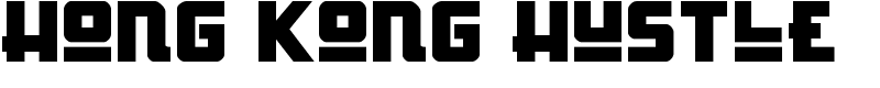 Hong Kong Hustle Font