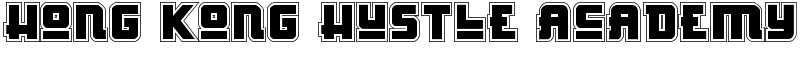 Hong Kong Hustle Academy Font