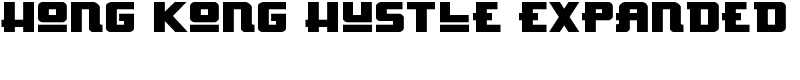Hong Kong Hustle Expanded Font