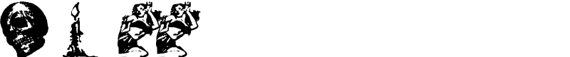 Horror Dingbats Eerie Edition Font