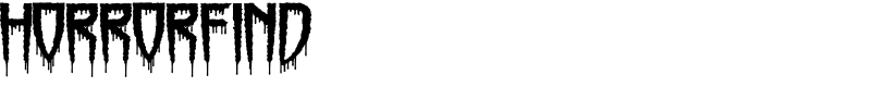 Horrorfind Font