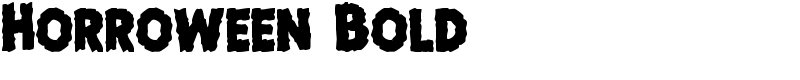 Horroween Bold Font