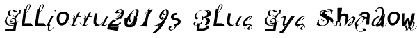 Elliottu2019s Blue Eye Shadow Font
