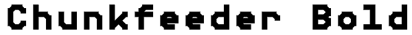 Chunkfeeder Bold Font