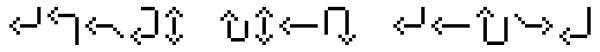 Super Grid Signs Font