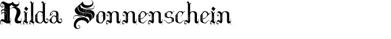 Hilda Sonnenschein Font