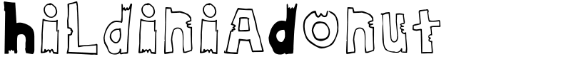HildiniaDonut Font