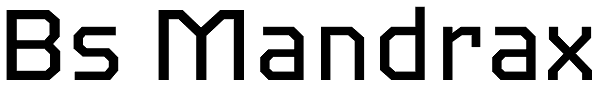 Bs Mandrax Font