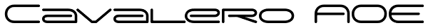 Cavalero AOE Font