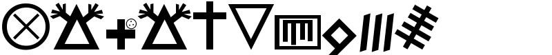 Hobo Signs Font