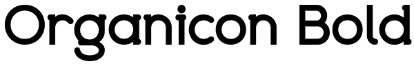 Organicon Bold Font