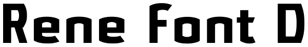 Rene Font D Font