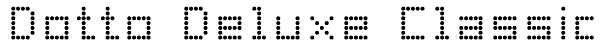 Dotto Deluxe Classic Font