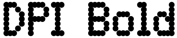 DPI Bold Font