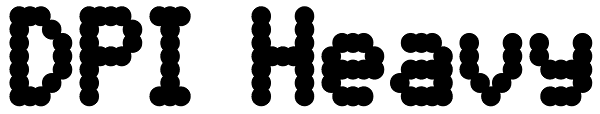 DPI Heavy Font