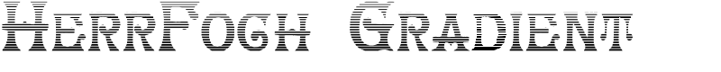 HerrFoch Gradient Font