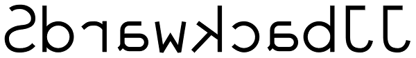 SdrawkcabJJ Font