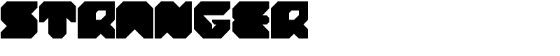 stranger Font