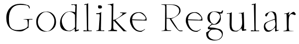 Godlike Regular Font