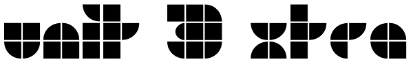 Unit 3 Xtra Font