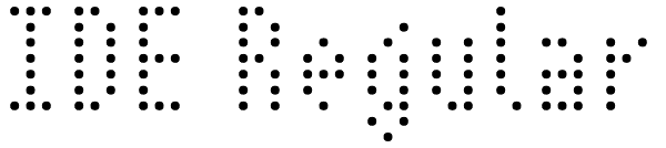 IDE Regular Font