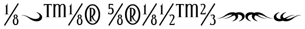 Altar Fractions Font