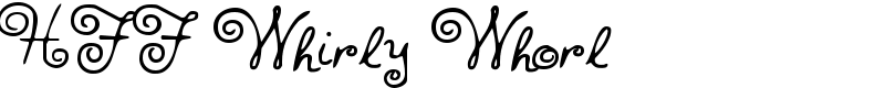 HFF Whirly Whorl Font