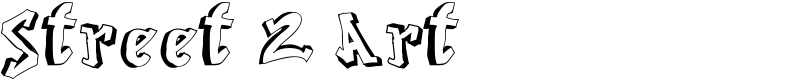 Street 2 Art Font