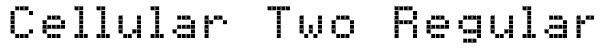 Cellular Two Regular Font