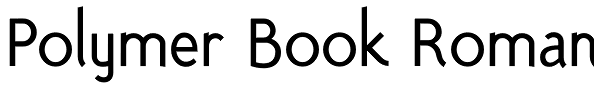 Polymer Book Roman Font