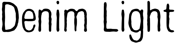 Denim Light Font