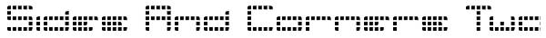 Sides And Corners Two Font
