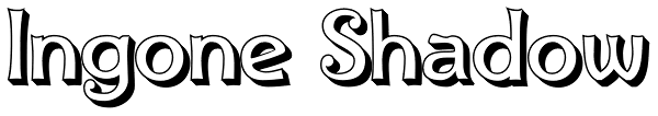 Ingone Shadow Font