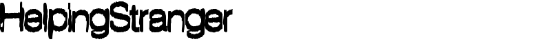 HelpingStranger Font