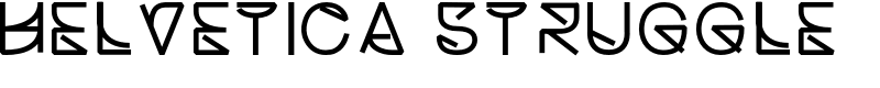 Helvetica Struggle Font