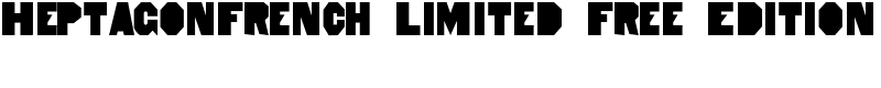 HeptagonFrench Limited Free Edition Font