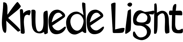 Kruede Light Font