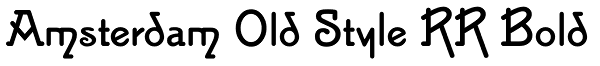 Amsterdam Old Style RR Bold Font