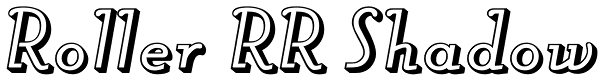 Roller RR Shadow Font