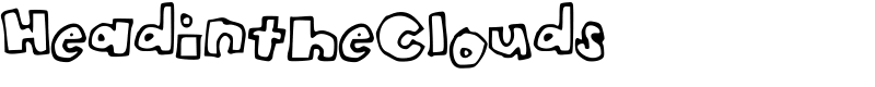 HeadintheClouds Font