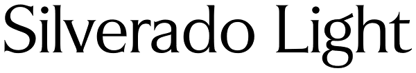 Silverado Light Font