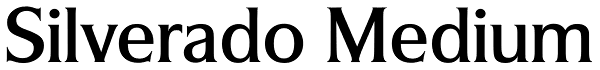 Silverado Medium Font
