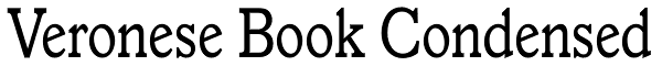 Veronese Book Condensed Font